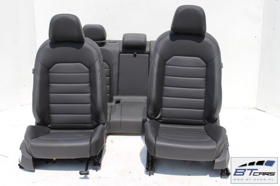 VW GOLF 7 VII FOTELE KOMPLET FOTELI siedzeń siedzenia fotel tapicerka 5G 5G4 5G0 skóra kolor czarny 5-drzwiowe drzwi USA
