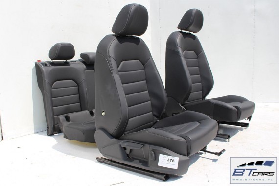 VW GOLF 7 VII FOTELE KOMPLET FOTELI siedzeń siedzenia fotel tapicerka 5G 5G4 5G0 skóra kolor czarny 5-drzwiowe drzwi USA