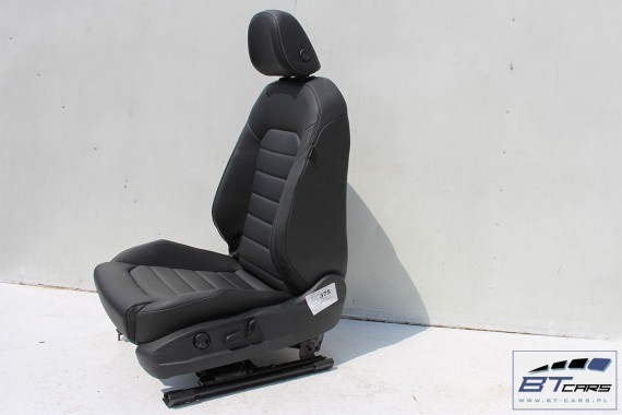 VW GOLF 7 VII FOTELE KOMPLET FOTELI siedzeń siedzenia fotel tapicerka 5G 5G4 5G0 skóra kolor czarny 5-drzwiowe drzwi USA