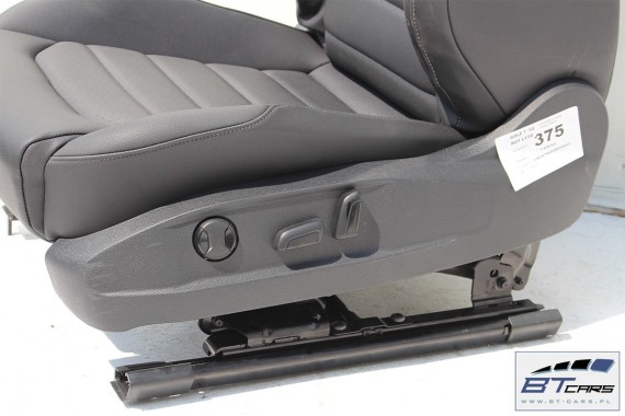 VW GOLF 7 VII FOTELE KOMPLET FOTELI siedzeń siedzenia fotel tapicerka 5G 5G4 5G0 skóra kolor czarny 5-drzwiowe drzwi USA