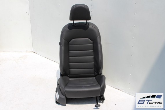 VW GOLF 7 VII FOTELE KOMPLET FOTELI siedzeń siedzenia fotel tapicerka 5G 5G4 5G0 skóra kolor czarny 5-drzwiowe drzwi USA