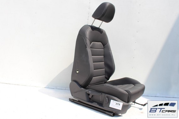 VW GOLF 7 VII FOTELE KOMPLET FOTELI siedzeń siedzenia fotel tapicerka 5G 5G4 5G0 skóra kolor czarny 5-drzwiowe drzwi USA