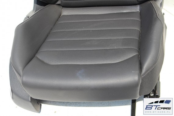 VW GOLF 7 VII FOTELE KOMPLET FOTELI siedzeń siedzenia fotel tapicerka 5G 5G4 5G0 skóra kolor czarny 5-drzwiowe drzwi USA