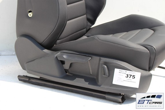 VW GOLF 7 VII FOTELE KOMPLET FOTELI siedzeń siedzenia fotel tapicerka 5G 5G4 5G0 skóra kolor czarny 5-drzwiowe drzwi USA