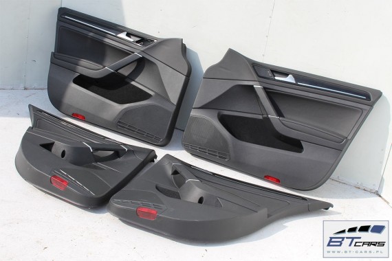 VW GOLF 7 VII FOTELE KOMPLET FOTELI siedzeń siedzenia fotel tapicerka 5G 5G4 5G0 skóra kolor czarny 5-drzwiowe drzwi USA