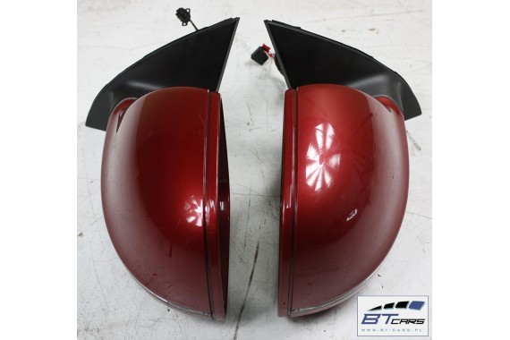 AUDI Q7 LUSTERKO DRZWI FOTOCHROM 4L 14 PIN prawe strona prawa 14pin zewnętrzne pinów kabli przewodów LZ3F - czerwony (granatrot)