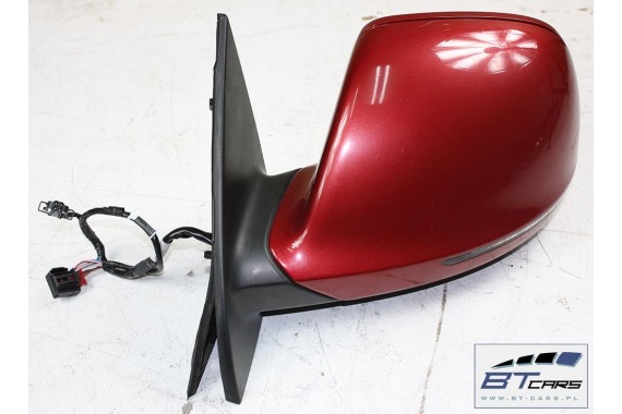 AUDI Q7 LUSTERKO DRZWI FOTOCHROM 4L 14 PIN prawe strona prawa 14pin zewnętrzne pinów kabli przewodów LZ3F - czerwony (granatrot)