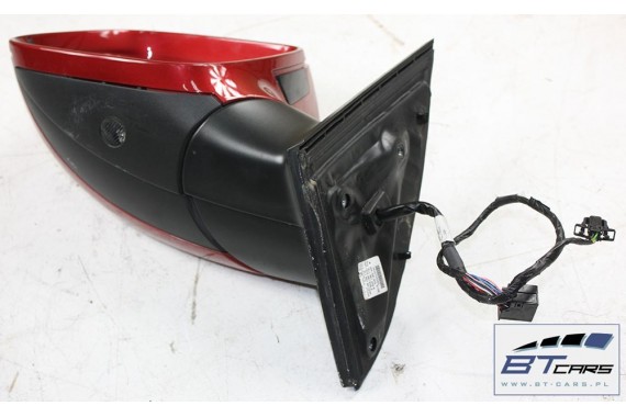 AUDI Q7 LUSTERKO DRZWI FOTOCHROM 4L 14 PIN prawe strona prawa 14pin zewnętrzne pinów kabli przewodów LZ3F - czerwony (granatrot)