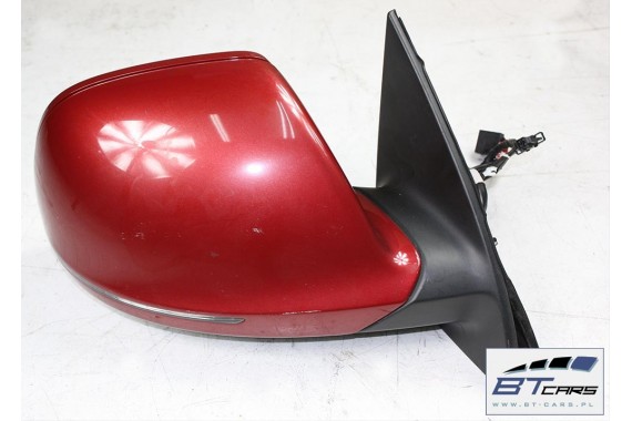 AUDI Q7 LUSTERKO DRZWI FOTOCHROM 4L 14 PIN prawe strona prawa 14pin zewnętrzne pinów kabli przewodów LZ3F - czerwony (granatrot)