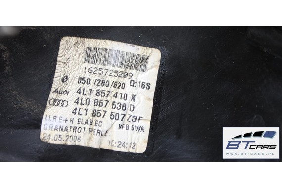 AUDI Q7 LUSTERKO DRZWI FOTOCHROM 4L 14 PIN prawe strona prawa 14pin zewnętrzne pinów kabli przewodów LZ3F - czerwony (granatrot)