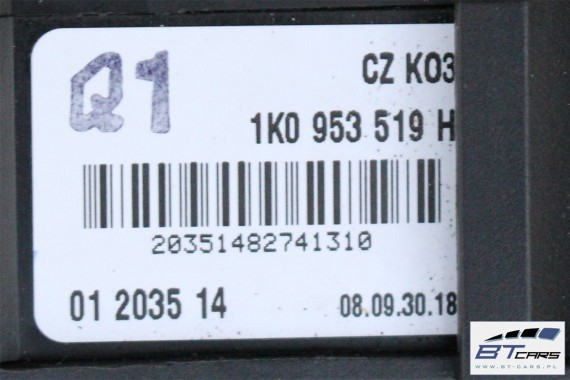 VW SEAT SKODA  MANETKI MANETKA 1K0953503GP 1K0953513G 1K0953519H tempomat 1K0 953 503 GP 1K0 953 513 G przełącznik  kierownicy