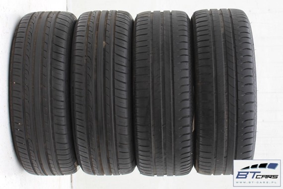 VW GOLF 7 VII SPORTSVAN FELGI 16 OPONY LATO KOŁA felga 5G0601025P 6,5J*16H2 ET46 opona Dunlop SP Sport FastResponse 205/55/16 91