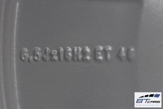 VW GOLF 7 VII SPORTSVAN FELGI 16 OPONY LATO KOŁA felga 5G0601025P 6,5J*16H2 ET46 opona Dunlop SP Sport FastResponse 205/55/16 91