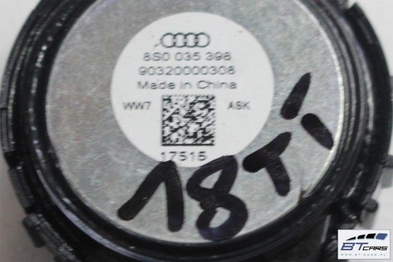 AUDI TT GŁOŚNIKI KOMPLET GŁOŚNIKÓW 8S 8S0035398 8S0035399 8S0035453 8S0035411A NAGŁOŚNIENIE ZESTAW 8S0 035 398 399 453 411 A