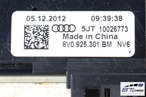 AUDI A3 PANEL PRZYCISKI 8V0925301BM 8V0 925 301 BM PRZYCISK 8V 8V0925301BM 8V0925301BM 8V0925301BM 8V0925301BM 8V0925301BM