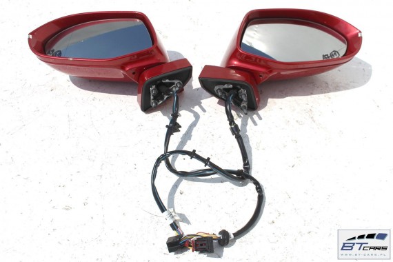 AUDI A7 LUSTERKO ZEWNETRZNE DRZWI PRAWE 12 pin kabli przewodów 4G8 4G Kolor: LZ3F - czerwony (granatrot)