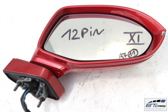 AUDI A7 LUSTERKO ZEWNETRZNE DRZWI PRAWE 12 pin kabli przewodów 4G8 4G Kolor: LZ3F - czerwony (granatrot)