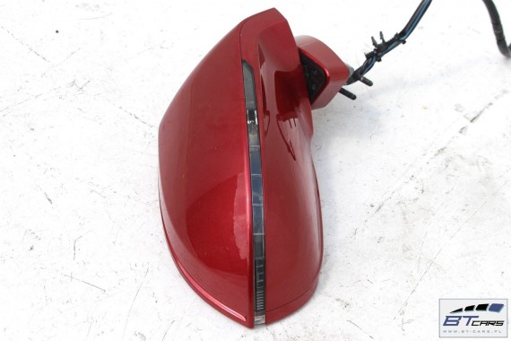 AUDI A7 LUSTERKO ZEWNETRZNE DRZWI PRAWE 12 pin kabli przewodów 4G8 4G Kolor: LZ3F - czerwony (granatrot)