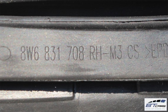 AUDI A5 USZCZELKI DRZWI MASKI BAGAŻNIKA 8W 8W0823723A 8W6827705A 8W6831707 8W6 831 707 8W6 827 705 A 8W0 823 723 A F5 8W0823723