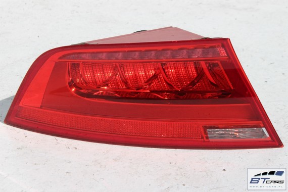 AUDI A7 KOMPLETNY TYŁ ZDERZAK + KLAPA BAGAŻNIKA + LAMPY lampa tylny szyba 4G8 Kolor: LZ3F - czerwony (granatrot)