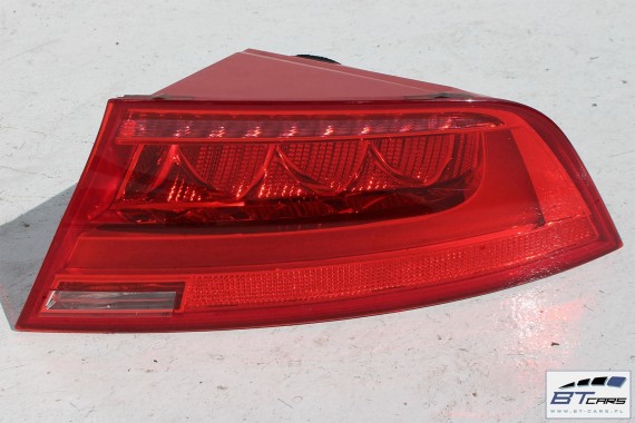 AUDI A7 KOMPLETNY TYŁ ZDERZAK + KLAPA BAGAŻNIKA + LAMPY lampa tylny szyba 4G8 Kolor: LZ3F - czerwony (granatrot)