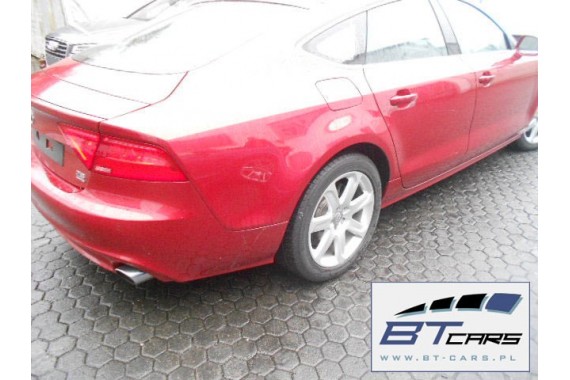 AUDI A7 KOMPLETNY TYŁ ZDERZAK + KLAPA BAGAŻNIKA + LAMPY lampa tylny szyba 4G8 Kolor: LZ3F - czerwony (granatrot)