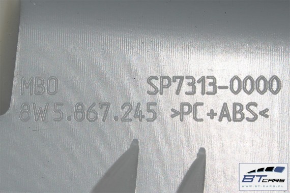 AUDI A4 SEDAN PODSUFITKA + SŁUPKI + BLENDY 8W5867506B 8W5 867 506 B 8W słupek A+B+C+D 8W0867233A 8W0867243 8W5867245 8W0857551