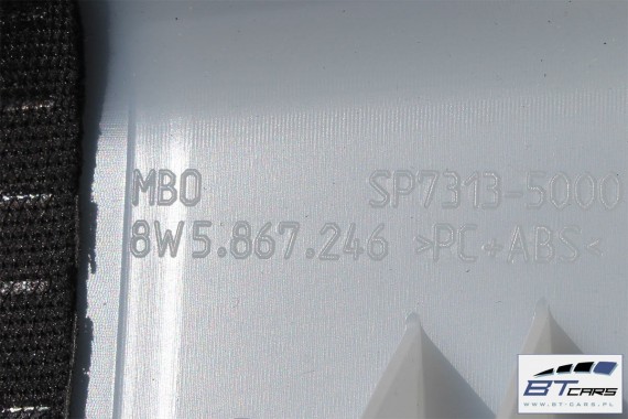 AUDI A4 SEDAN PODSUFITKA + SŁUPKI + BLENDY 8W5867506B 8W5 867 506 B 8W słupek A+B+C+D 8W0867233A 8W0867243 8W5867245 8W0857551