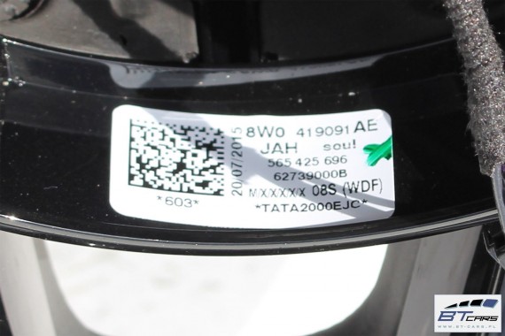 AUDI A3 A4 A5 Q2 KIEROWNICA 8W0419091AE 8W0419091DG 8W0 419 091 AE 8V 8W B9 F5 S-line Sline 8W0419091AC 8W0419091AE 8W0419091