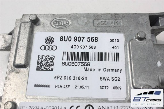 AUDI Q3 MODUŁ STEROWNIK ASYSTENTA ZMIANY PASA 8U0907568 8U0 907 568 8U0907568 8U side assist 4G0907568 8U0907568 8U0907568