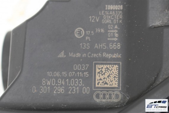 AUDI A4 ALLROAD PRZÓD maska błotniki zderzak pas przedni lampy wzmocnienie błotnik lampa Full Led 8W B9 8W0941033 8W0941034 LY9B