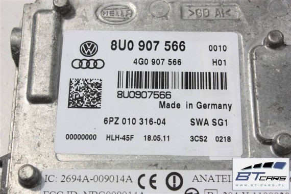 AUDI Q3 MODUŁ STEROWNIK ASYSTENTA ZMIANY PASA 8U0907566 8U0907566 side assist 4G0907566 8U0907566 8U0907566 4G0907566 8U0907566