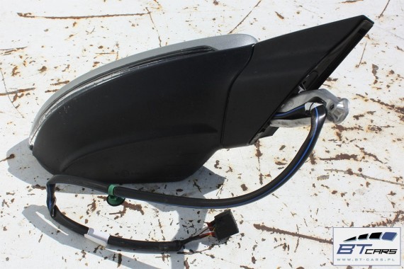 VW GOLF 7 VII LUSTERKO ZEWNĘTRZNE DRZWI PRAWE 6 pin 6pin 5G LB7W - srebrny (tungsten silver metallic) pinów kabli przewodów