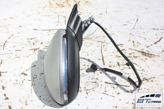 VW GOLF 7 VII LUSTERKO ZEWNĘTRZNE DRZWI PRAWE 6 pin 6pin 5G LB7W - srebrny (tungsten silver metallic) pinów kabli przewodów