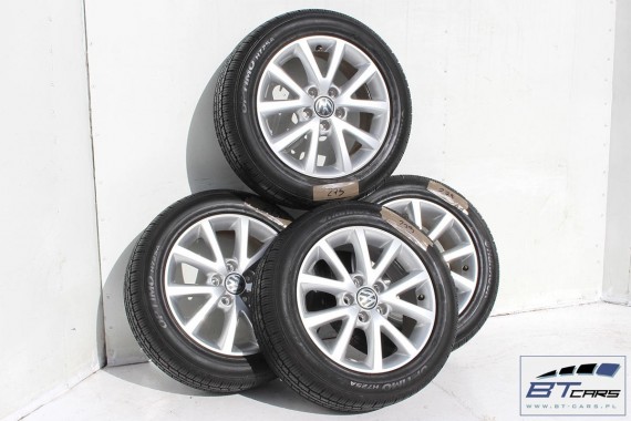 VW GOLF 6 VI JETTA EOS TOURAN FELGI 16 OPONY KOŁA felga 1K0601025CH / BS 6,5J*16H2 ET50 opona Hankook Optimo H725A 205/55/16 91H