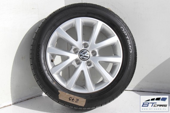 VW GOLF 6 VI JETTA EOS TOURAN FELGI 16 OPONY KOŁA felga 1K0601025CH / BS 6,5J*16H2 ET50 opona Hankook Optimo H725A 205/55/16 91H