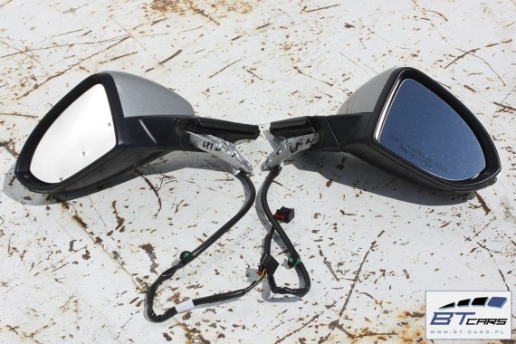 VW GOLF 7 VII LUSTERKO ZEWNĘTRZNE DRZWI LEWE 6 PIN 6pin 5G LB7W - srebrny (tungsten silver metallic) pinów kabli przewodów