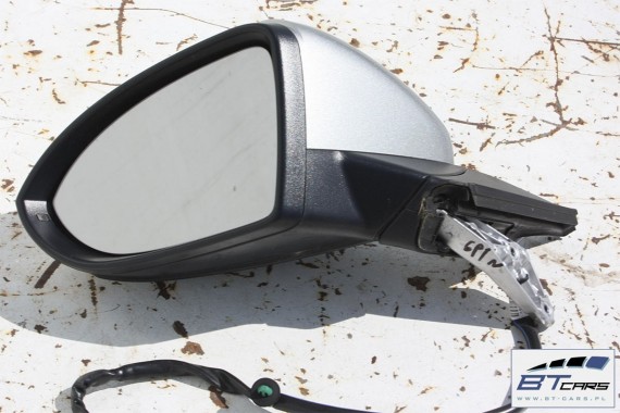 VW GOLF 7 VII LUSTERKO ZEWNĘTRZNE DRZWI LEWE 6 PIN 6pin 5G LB7W - srebrny (tungsten silver metallic) pinów kabli przewodów