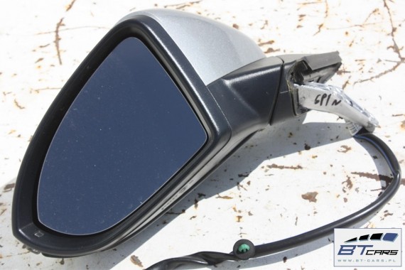 VW GOLF 7 VII LUSTERKO ZEWNĘTRZNE DRZWI LEWE 6 PIN 6pin 5G LB7W - srebrny (tungsten silver metallic) pinów kabli przewodów