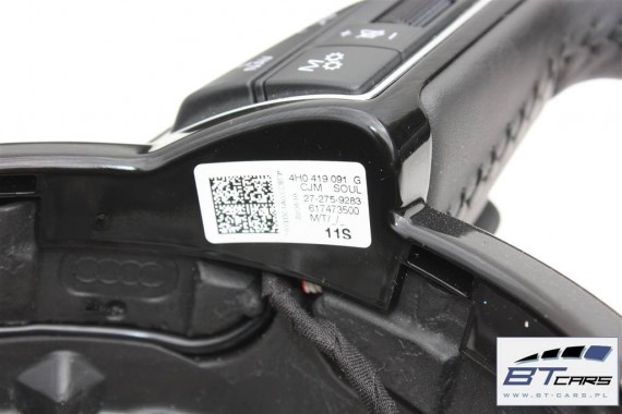 AUDI A8 KIEROWNICA + BIEGI 4H0419091G 4H0419091AE 4H0 419 091 G 4H0 419 091 AE CJM - czarny (soul) 4H D4 4H0419091AR
