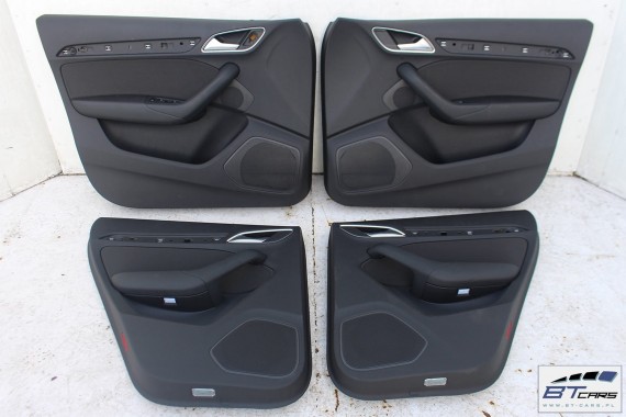 AUDI Q3 BOCZKI DRZWIOWE BOCZEK TAPICERKA 8U 8U1867103 8U1867104 8U0867303 8U0867304 8U0 867 303 czarne