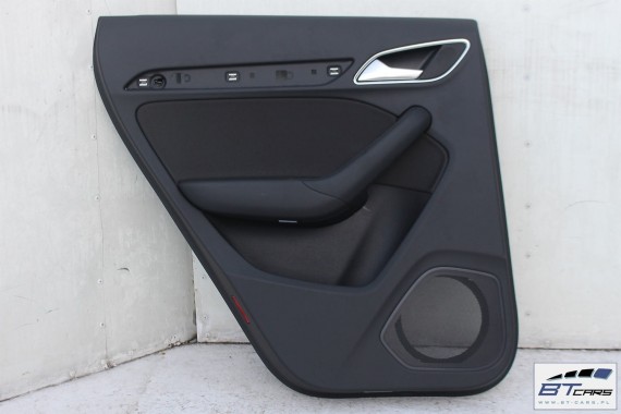AUDI Q3 BOCZKI DRZWIOWE BOCZEK TAPICERKA 8U 8U1867103 8U1867104 8U0867303 8U0867304 8U0 867 303 czarne