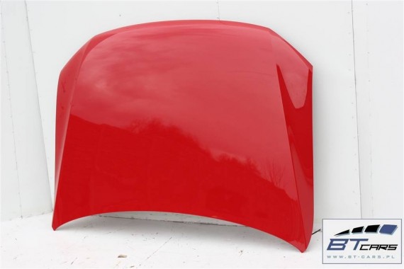 VW AMAROK PRZÓD maska błotniki zderzak pas przedni lampy wzmocnienie błotnik lampa 2H LY3D 	Czerwony tornado 	Czerwony