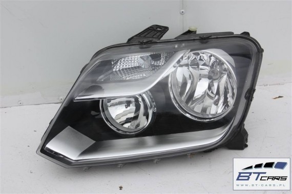 VW AMAROK PRZÓD maska błotniki zderzak pas przedni lampy wzmocnienie błotnik lampa 2H LY3D 	Czerwony tornado 	Czerwony