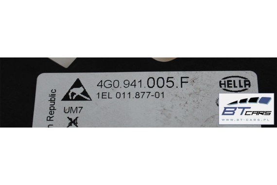 AUDI A6 4G LIFT PRZÓD maska błotniki zderzak pas przedni lampy wzmocnienie Led 4G 2015- LY9B czarny  4G0941005F 4G0941006F C7 FL