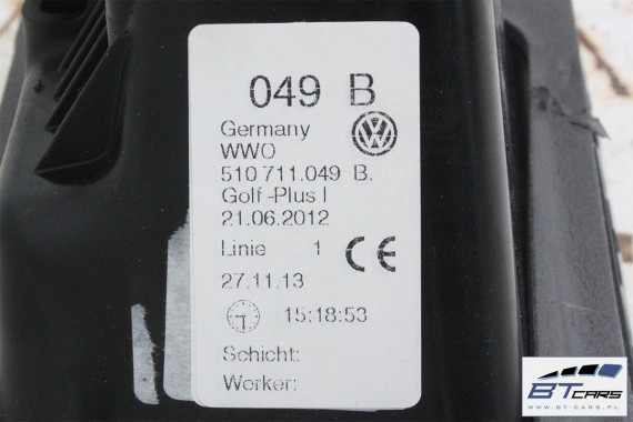 VW GOLF 7 SPORTSVAN WYBIERAK SKRZYNI 510711049B 3Q0711265B 3Q0711266B lewarek biegów linki cięgna 510 711 049 B 3Q0 711 266 B