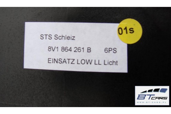 AUDI A3 RAMKA TUNELU PANEL 8V1864261 8V1 864 261 8V 8V0 8V7959727 8V 2013- kolor 6PS soul-czerń 8V1864261 8V1864261B 8V1864261