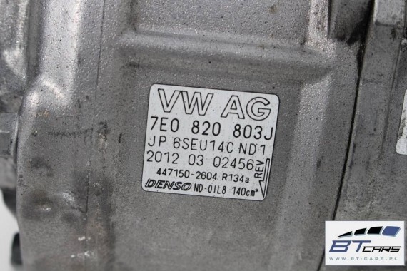 VW AMAROK T5 T6 POMPA SPRĘŻARKA KLIMY 7E0820803J 7E0 820 803 J klimatyzaci agregat 2H 7E 7H DENSO kompresor