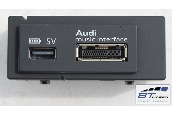 AUDI A3 INTERFEJS MUZYCZNY PORT USB 8V0035736A  5Q0035736A 8V0 035 736 A 5Q0 035 736 A PRZYŁĄCZE MUSIC INTERFACE