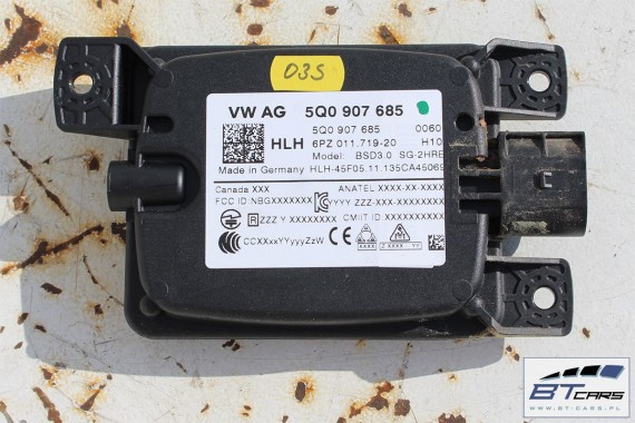 VW SPORTSVAN LUSTERKA DRZWI ASYSTENT PASA L+P 10+2 6+2 2 sztuki side assist lusterko 8pin 12pin LC9X  czerń 5Q0907685 5Q0907686